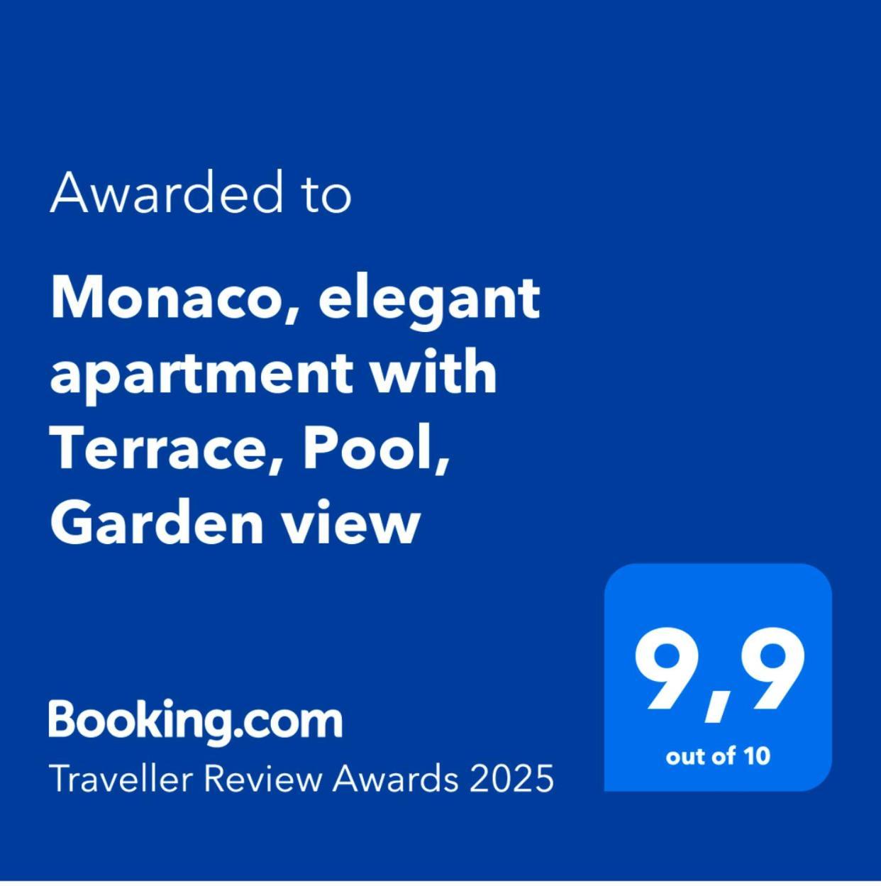 Monaco, Elegant & Quiet Renovated Apartment, In Fontvieille District, With Terrace & Pool, 15Min Walk To F1 Grand Prix Eksteriør billede